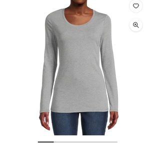 Two grey long sleeve tops jr’s size xxxl